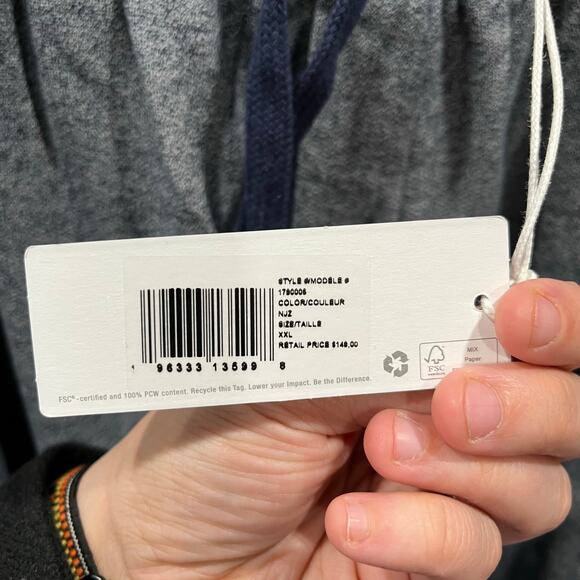 New! Outerknown Jasper Fleece Lounge Jogger Pockets Mens XXL Athleisure Comfy - Picture 3 of 7